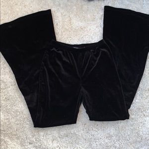 Velvet pants from Forever 21